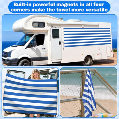 magnetic beach towel