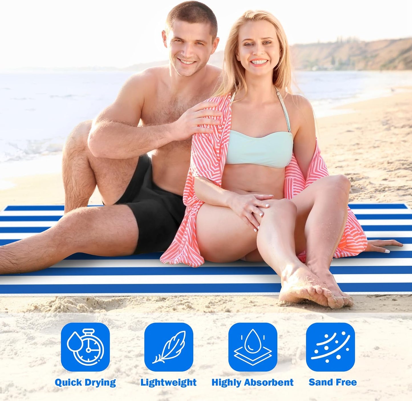 magnetic beach towel