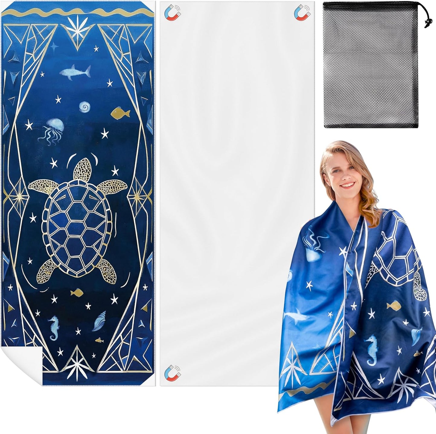 magnetic beach towel