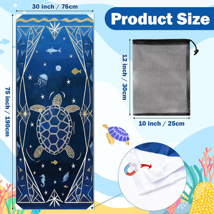 magnetic beach towel